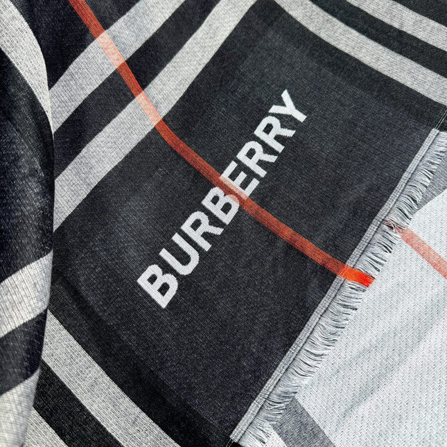 BBR SCARF 220 CM IN SILK CASHMERE 481241