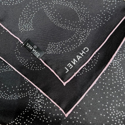 CHANEL 25S SCARF 90 IN SILK 730643