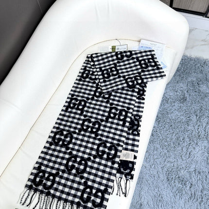 GUCCI 25S SCARF 220 IN CASHMERE 732134