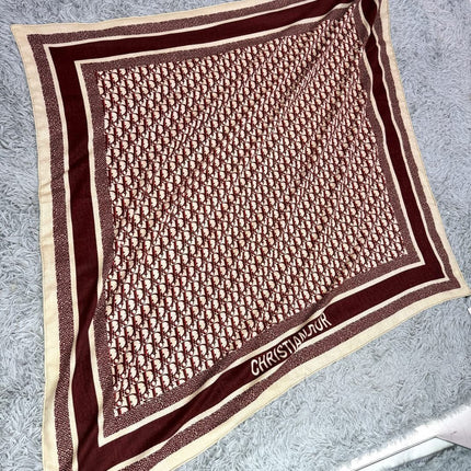 DIOR SCARF 140 CM IN CASHMERE-SILK BLEND 699255