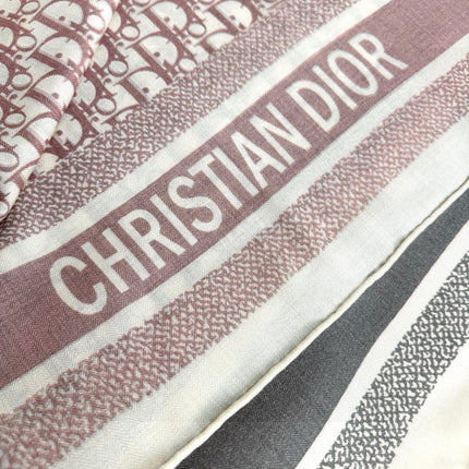DIOR SCARF 140 CM IN CASHMERE-SILK BLEND 699256