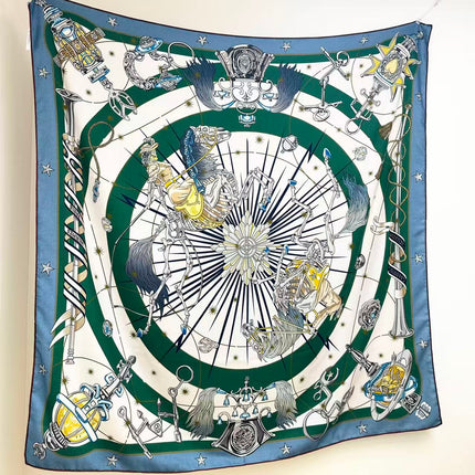 HERMES 26S SCARF 135 IN CASHMERE AND SILK 304576