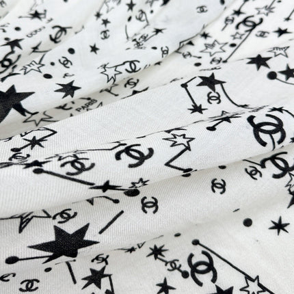 CHANEL 26S SCARF 140 IN SILK 309773