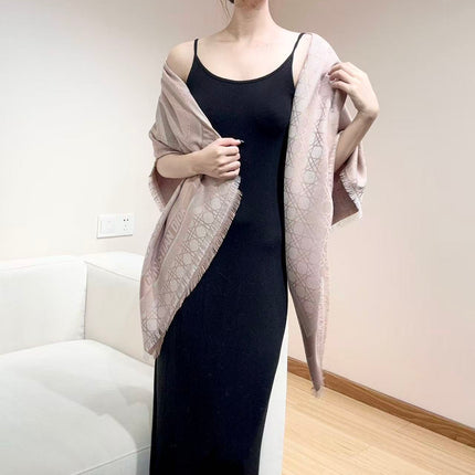 DIOR 26S SCARF 140CM IN CASHMERE SILK 303196