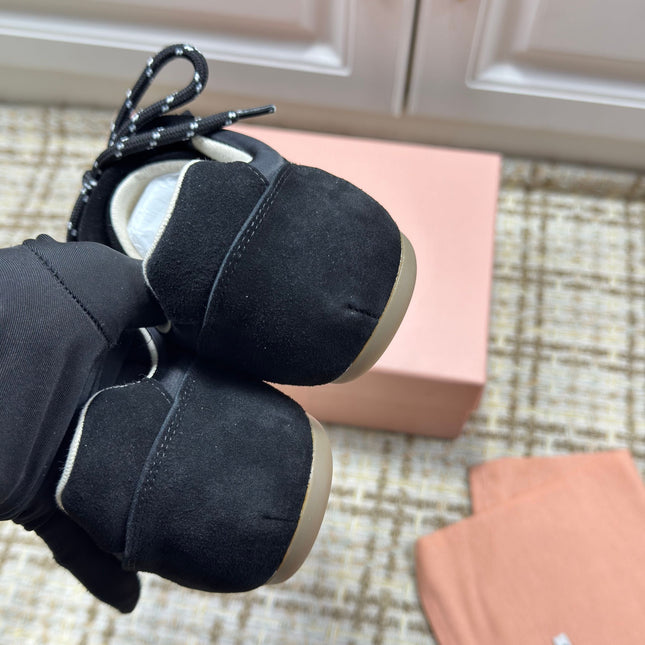 MIUMIU 26S SNEAKERS IN BLACK SUEDE 02