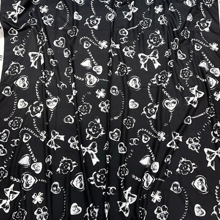 CHANEL 25S SCARF 140 CM IN CASHMERE SILK 943924