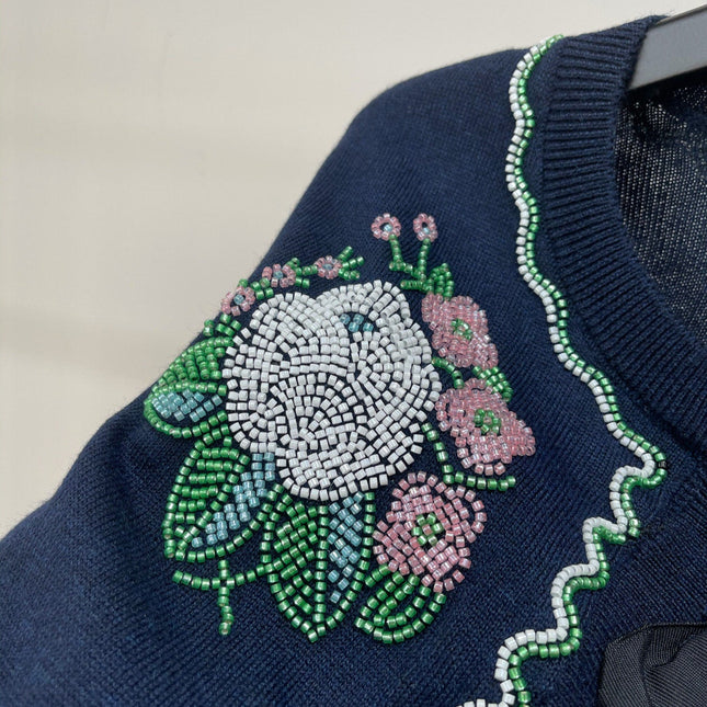 VALENTINO FLORAL LACE CARDIGAN 273154