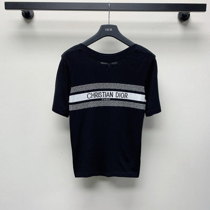 DIOR CREW NECK KNIT SWEATER 268138