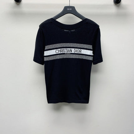 DIOR CREW NECK KNIT SWEATER 268138