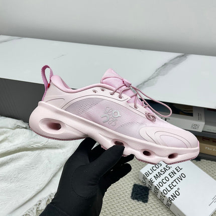 LOEWE 26S CLOUDSOLO SNEAKERS IN LIGHT PINK RECYCLED POLYESTER