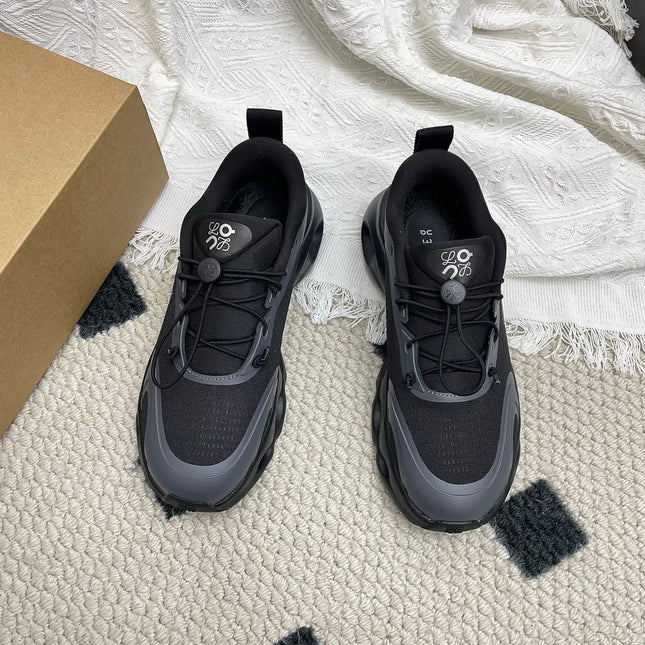 LOEWE 26S CLOUDSOLO SNEAKERS IN BLACK RECYCLED POLYESTER