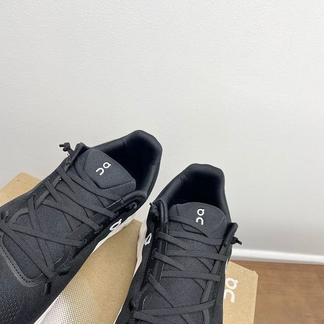 LOEWE 26S CLOUDTILT SNEAKER IN BLACK AND WHITE RECYCLED POLYESTER