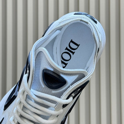 DIOR 26S B30 COUNTDOWN TECH SNEAKER IN WHITE TECHNICAL FABRIC AND SUEDE