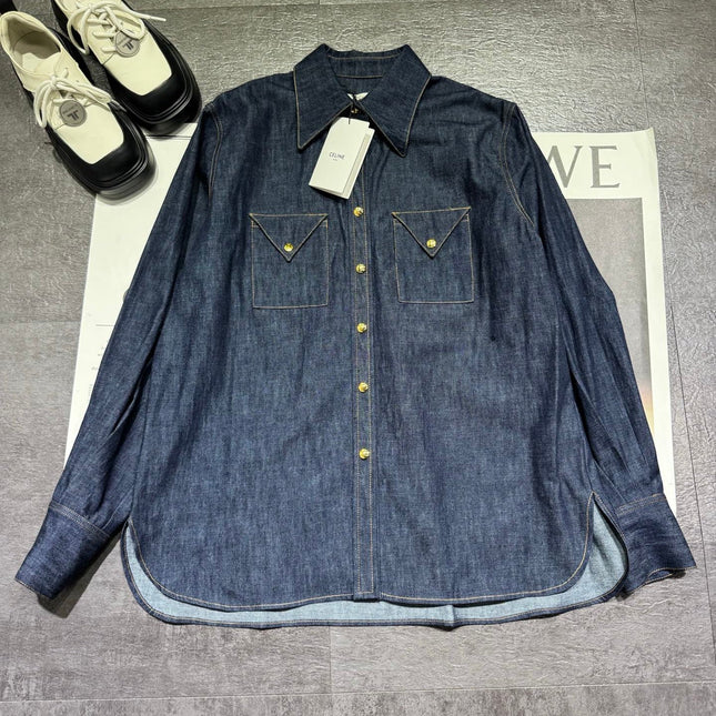 CELINE 26S DENIM SHIRT 157