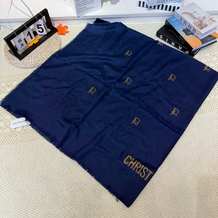 DIOR 26S SCARF 140CM IN SILK & CASHMERE 281269