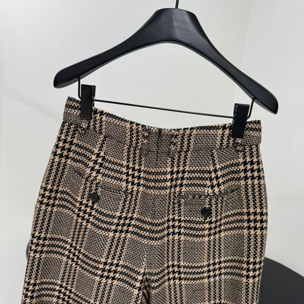 YSL 25S STRIPED STRAIGHT-LEG PANTS STYLE 228