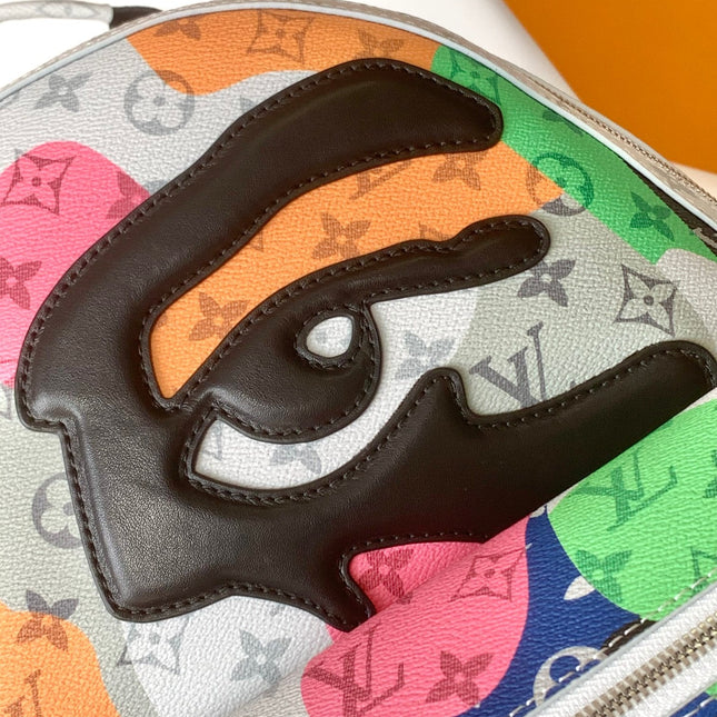 LV 26S DISCOVERY EYE BACKPACK 38 IN MULTICOLOR MONOGRAM CANVAS