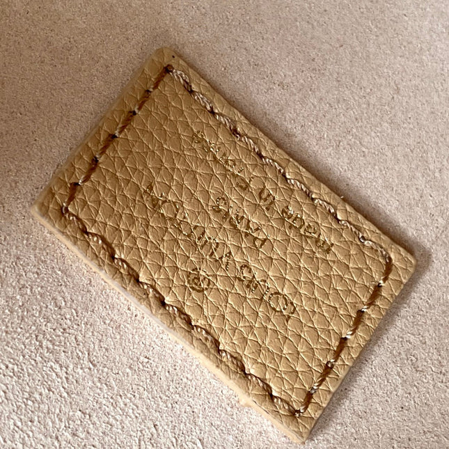LV 25S LOW KEY HOBO BAG 35 CM IN BEIGE CALFSKIN
