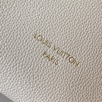 LV 25S LOW KEY HOBO BAG 35 CM IN CREAM WHITE CALFSKIN