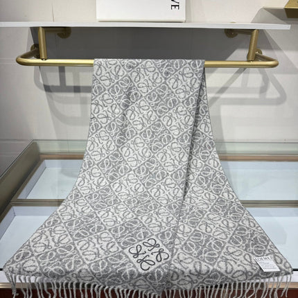 LOEWE 25S SCARF 180 IN CASHMERE WOOL 706574