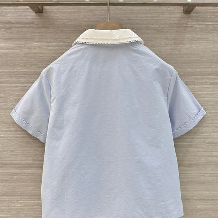 MIUMIU 26S SHORT-SLEEVE SHIRT STYLE 1112