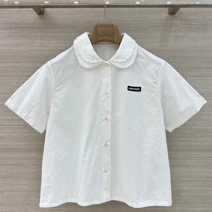 MIUMIU 26S SHORT-SLEEVE SHIRT STYLE 1113