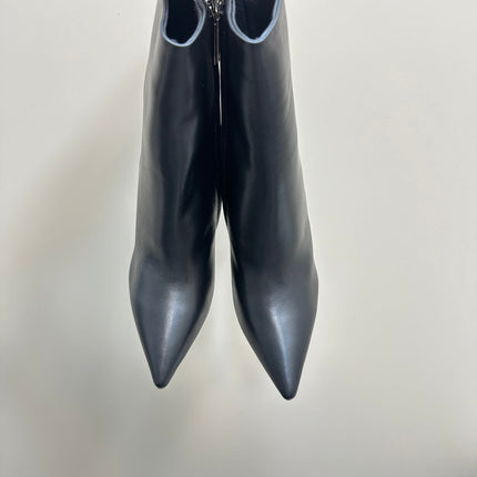 SL OPYUM HEELED BOOT BLACK CALFSKIN