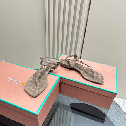 LP MINDIL SANDAL LIGHT BROWN SUEDE