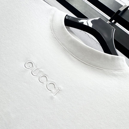 GUCCI CREW NECK SHORT-SLEEVE COTTON TEE