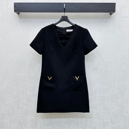 VALENTINO 26S V-NECK DRESS 155