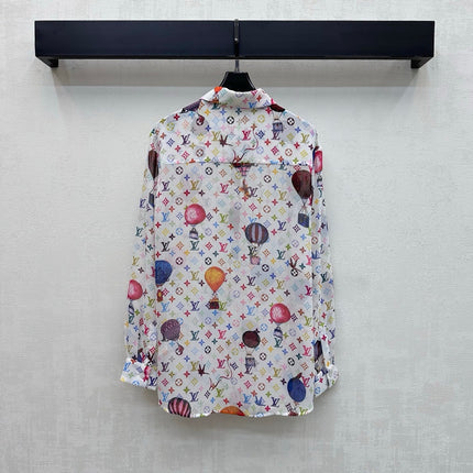 LV 26S PATTERNED LONG-SLEEVE SHIRT STYLE 183