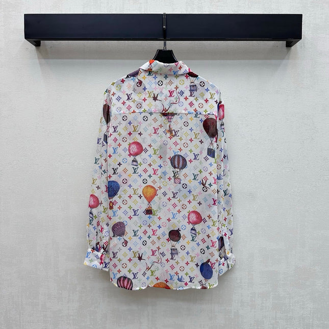 LV 26S PATTERNED LONG-SLEEVE SHIRT STYLE 183