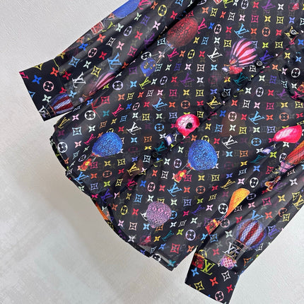LV 26S PATTERNED LONG-SLEEVE SHIRT STYLE 182