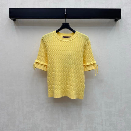 GUCCI 26S SHORT SLEEVE KNIT TOP 355