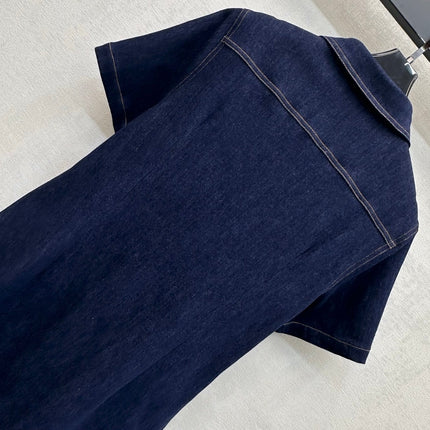GUCCI 26S ZIP FRONT DENIM DRESS 299