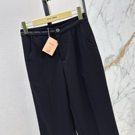 MIUMIU 26S WIDE LEG PANTS 953