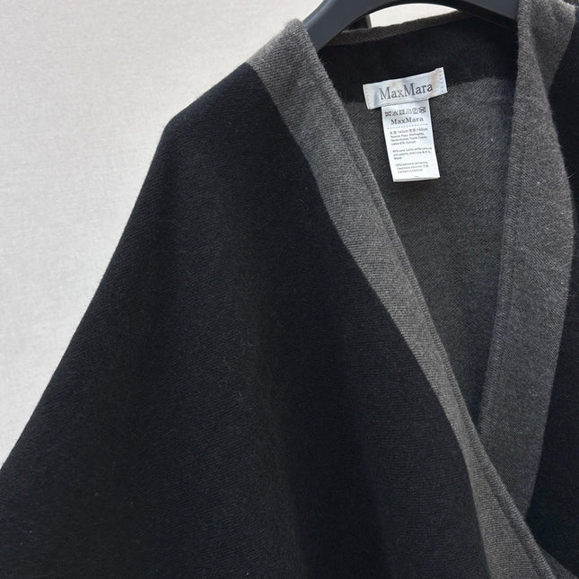 MAX MARA 25S JACQUARD CAPE COAT 007