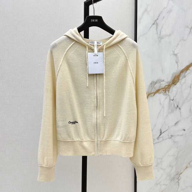 DIOR 25S FLORAL EMBROIDERED HOODIE 572
