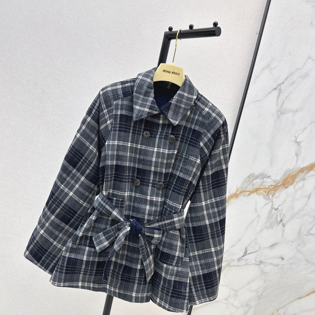 MIUMIU LONG REVERSIBLE COAT STYLE 746