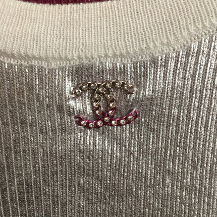 CHANEL 26S SHORT-SLEEVE KNIT TOP 849