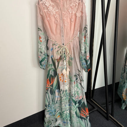 ZIMMERMANN 26S LACE EMBROIDERED DRESS STYLE 144