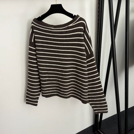 CELINE 25S SWEATER AND WIDE-LEG PANTS SET 0111