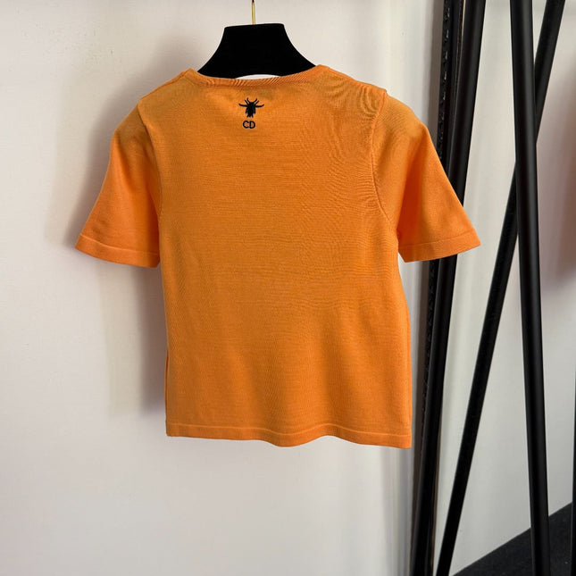 DIOR 26S SHORT-SLEEVE KNIT T-SHIRT 1040