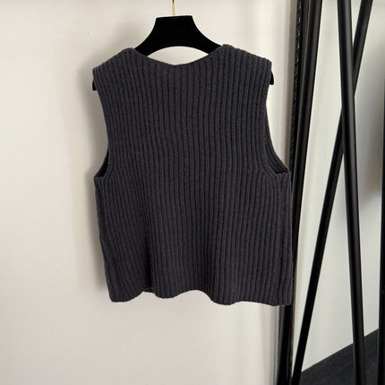 CHANEL 26S KNIT SLEEVELESS TOP 1012