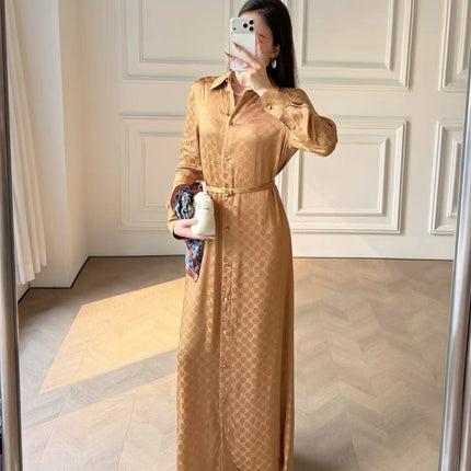 GUCCI 26S LONG SLEEVE SHIRT DRESS 302