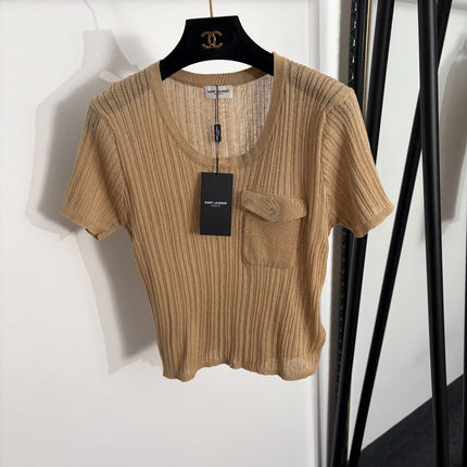 YSL 26S KNIT T-SHIRT 393