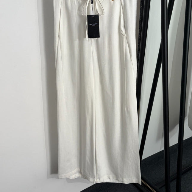 YSL 26S WIDE LEG PANTS 370