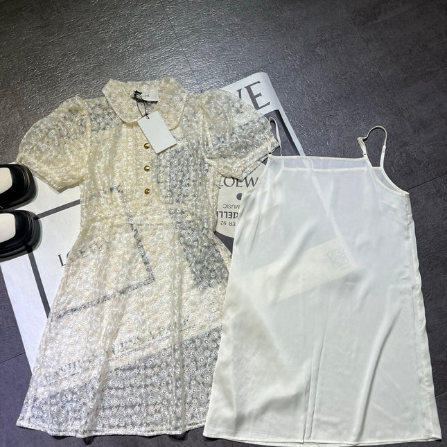 CELINE 26S SHORT SLEEVE DRESS 360