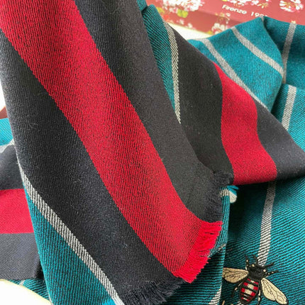 SCARF 200 CM IN COLORFUL CASHMERE 402211
