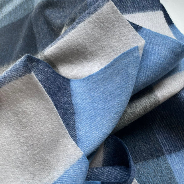SCARF 180 CM IN BLUE CASHMERE 402220